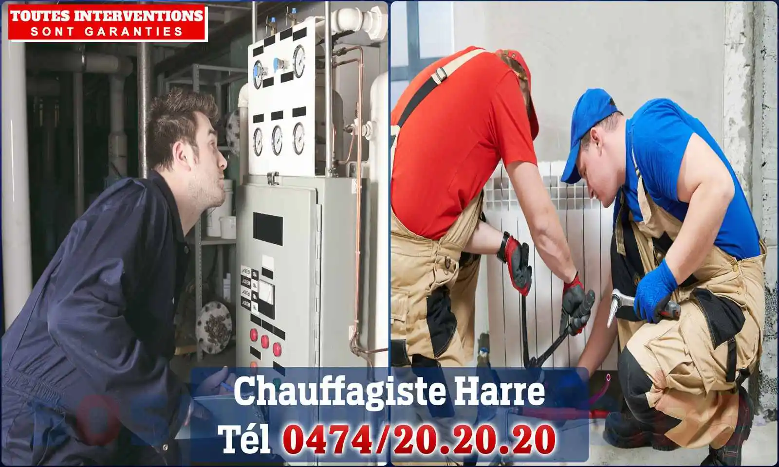Chauffagiste agréé à Harre 6960