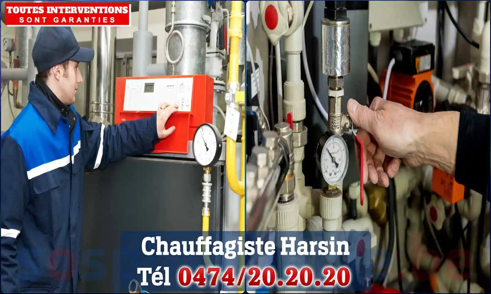Chauffagiste agréé à Harsin 6950