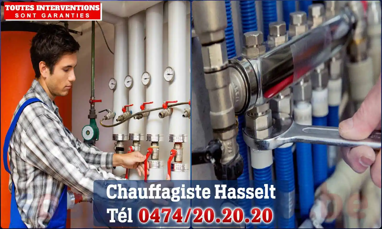 Chauffagiste agréé à Hasselt 3500
