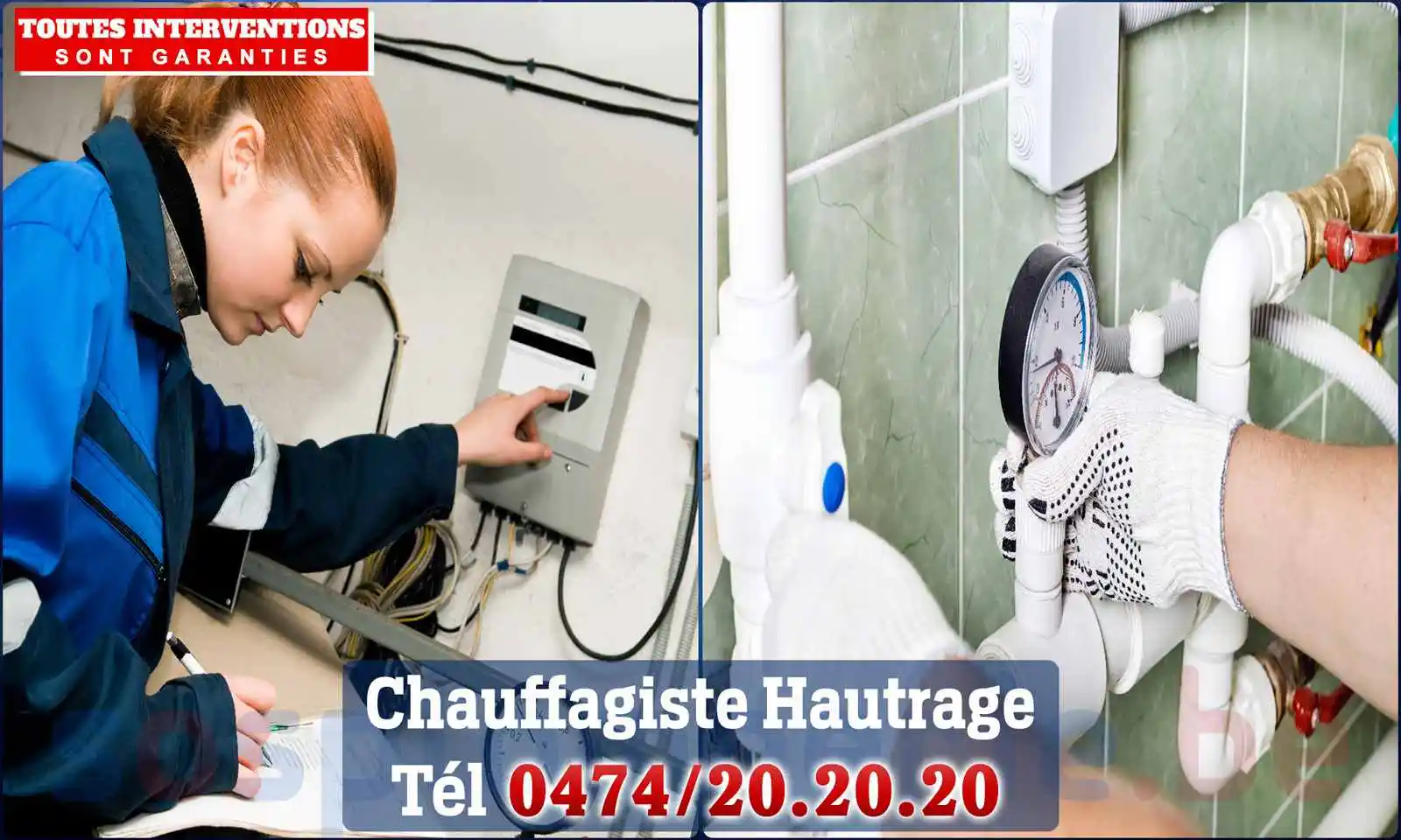 Chauffagiste agréé à Hautrage 7332