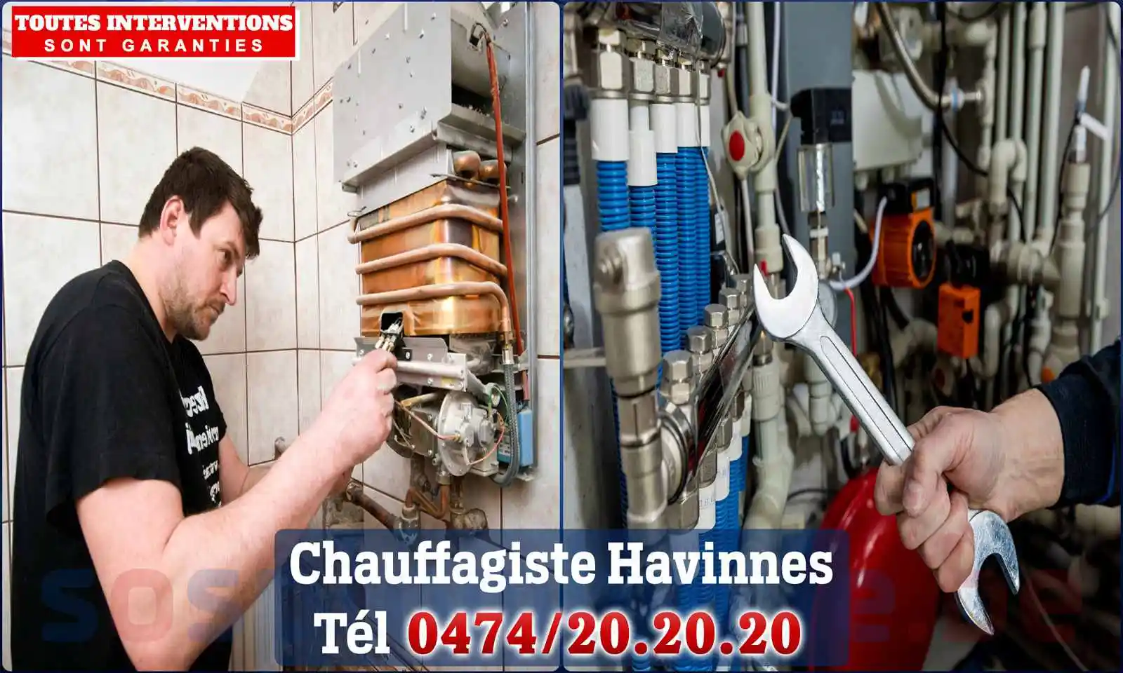 Chauffagiste agréé à Havinnes 7531