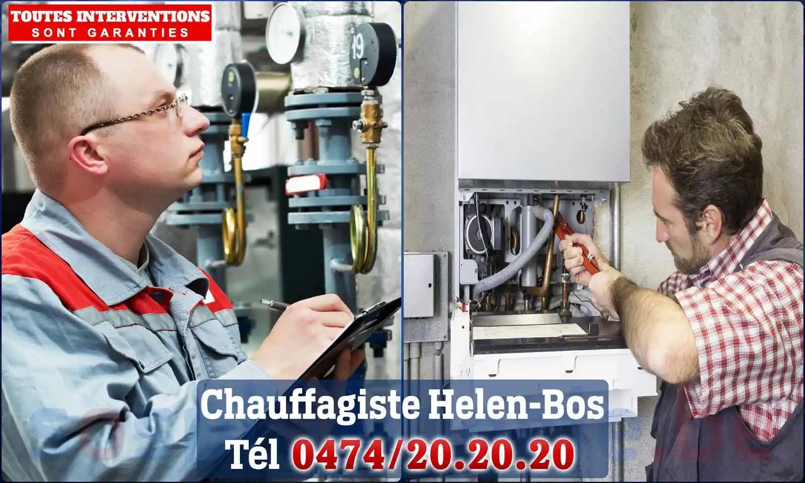Chauffagiste agréé à Helen-Bos 3440