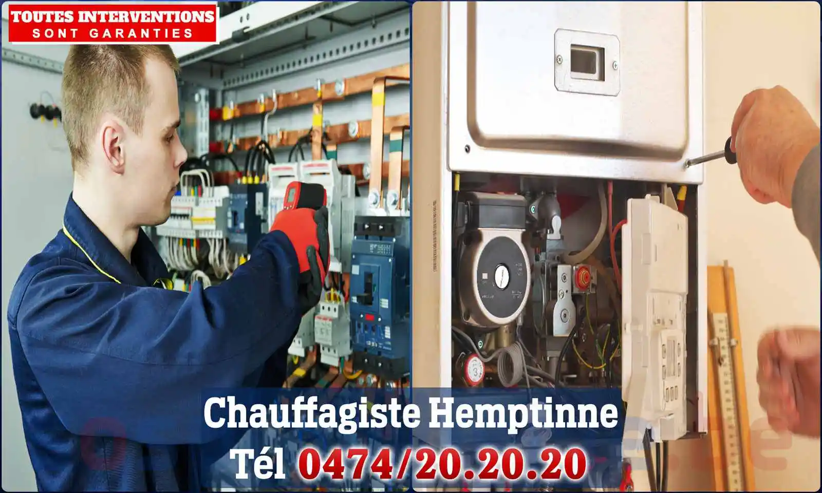 Chauffagiste agréé à Hemptinne 5380