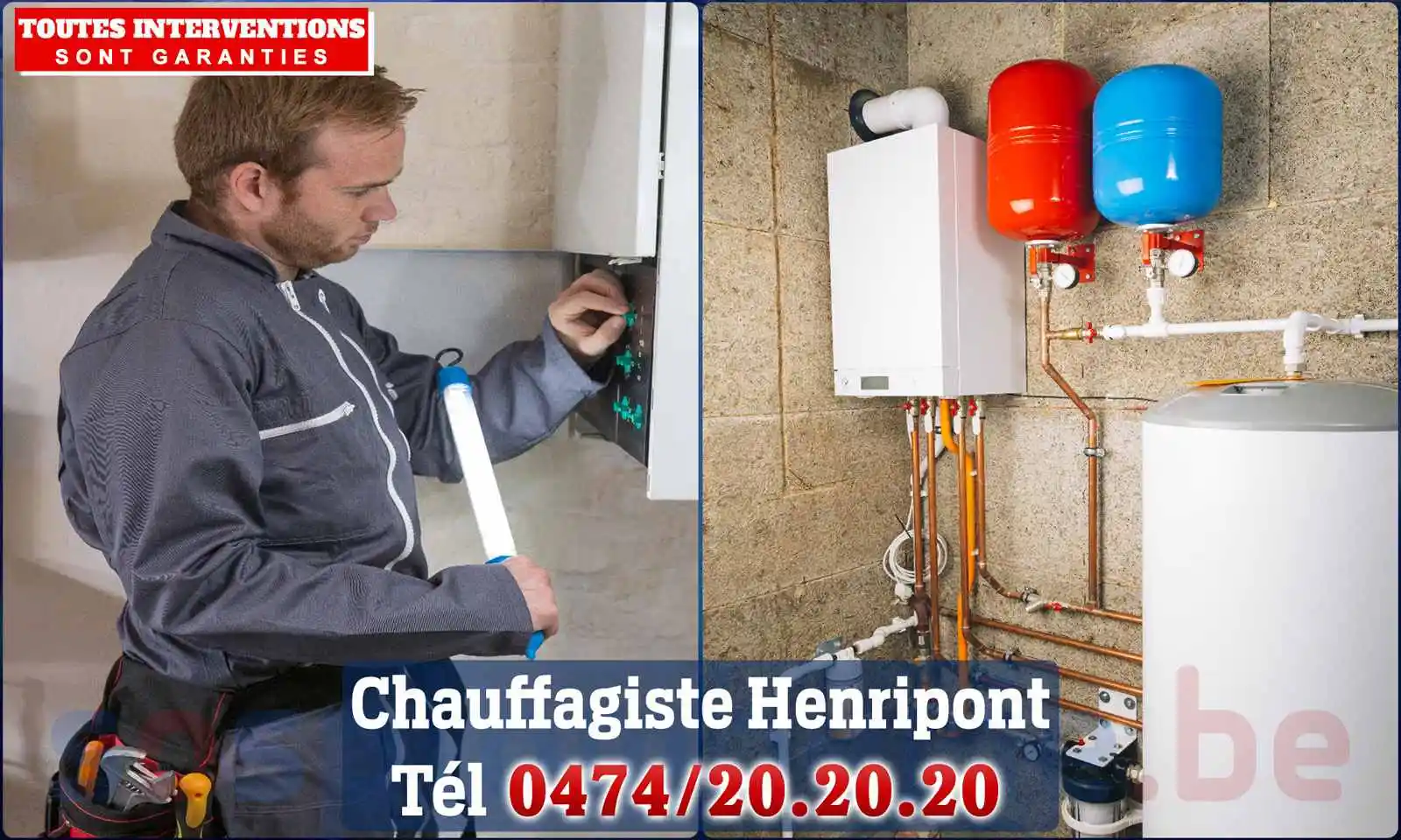 Chauffagiste agréé à Henripont 7090
