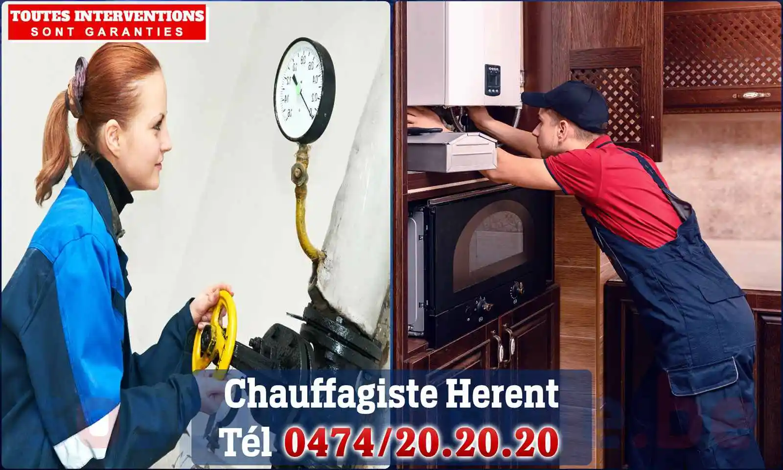 Chauffagiste agréé à Herent 3020