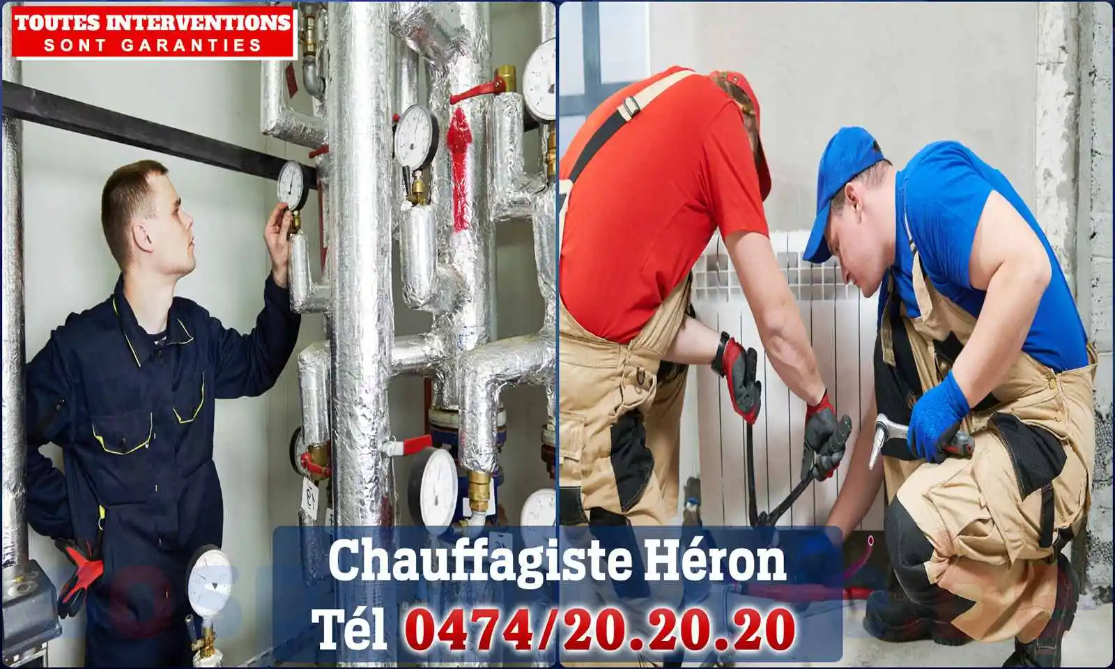 Chauffagiste agréé à Héron 4217