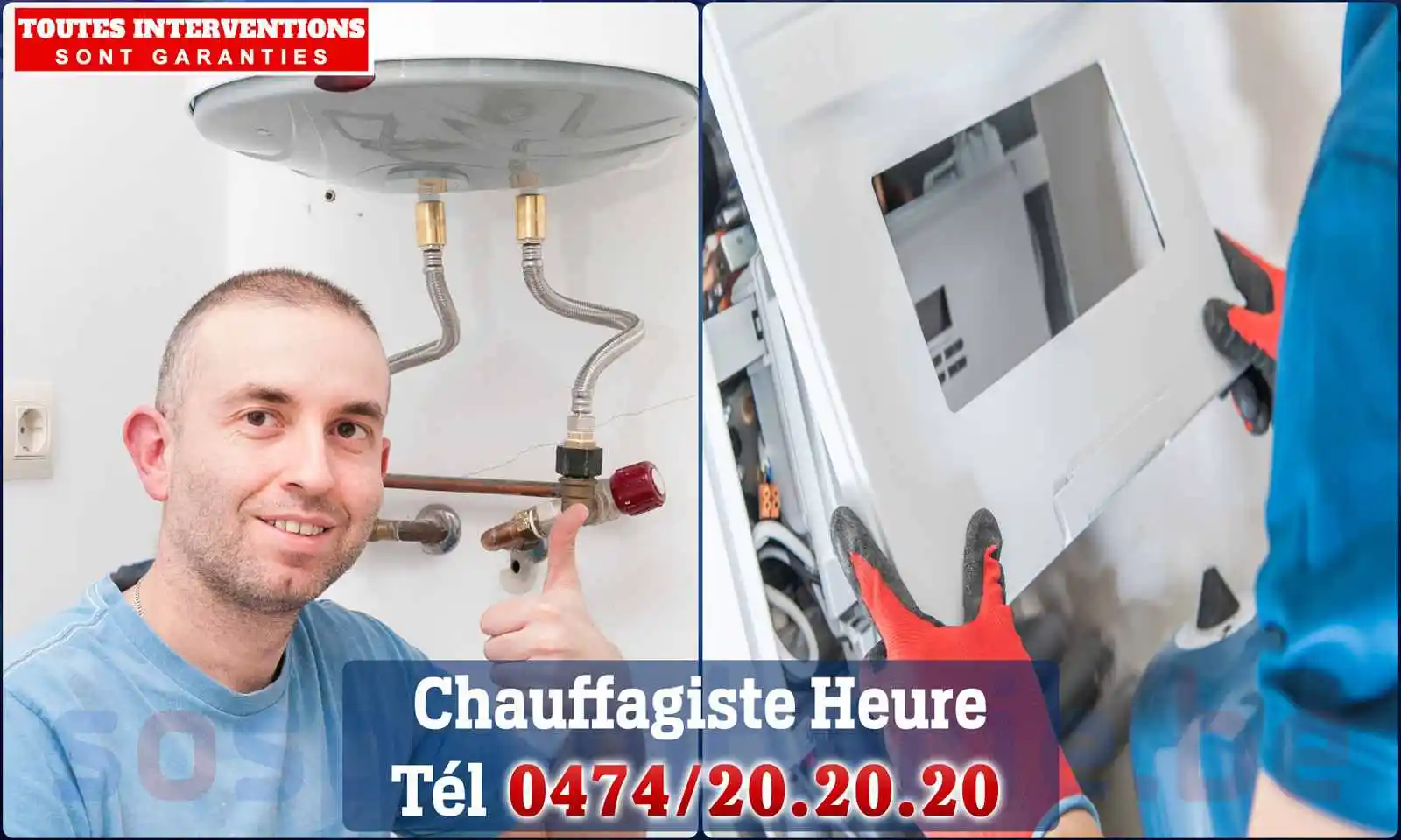 Chauffagiste agréé à Heure 5377