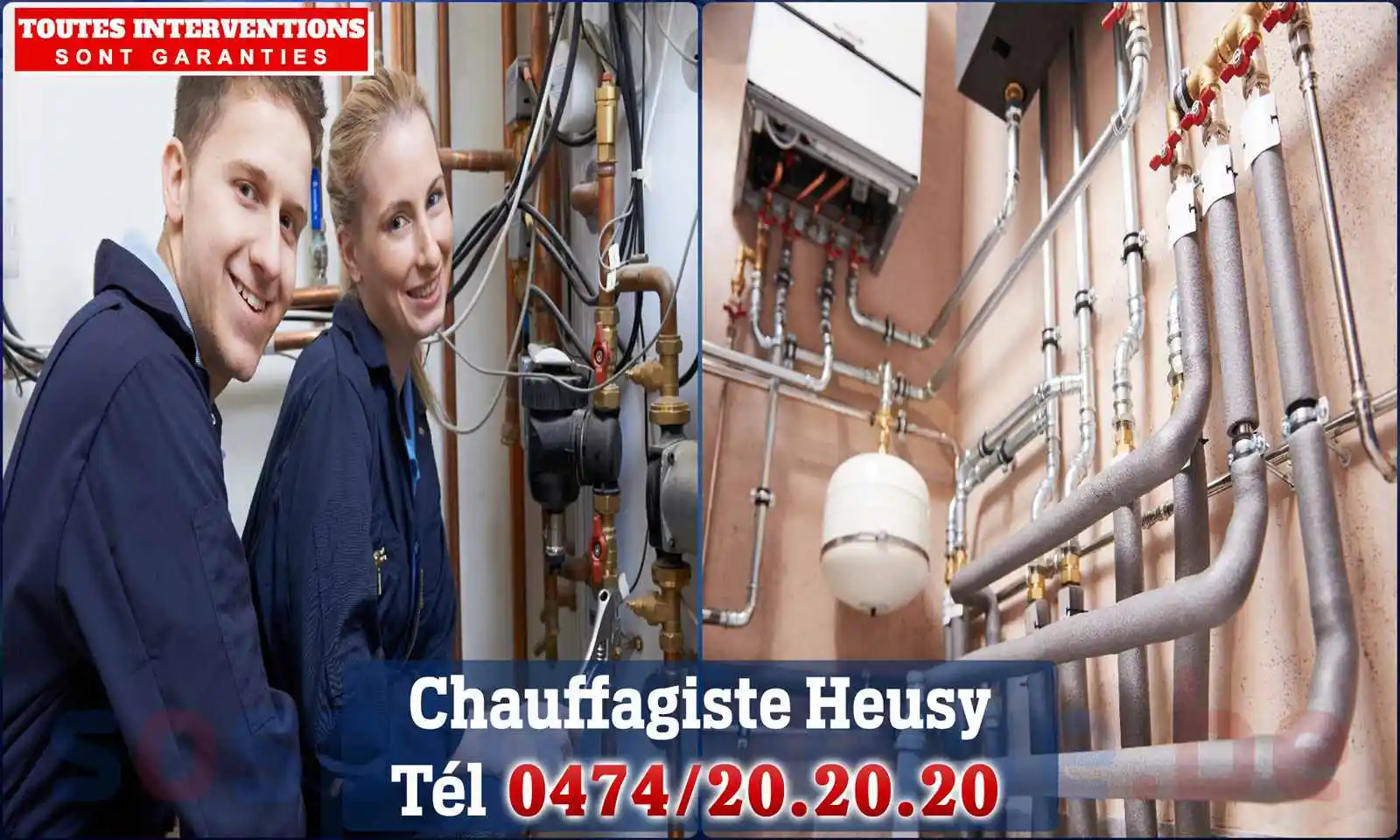 Chauffagiste agréé à Heusy 4802
