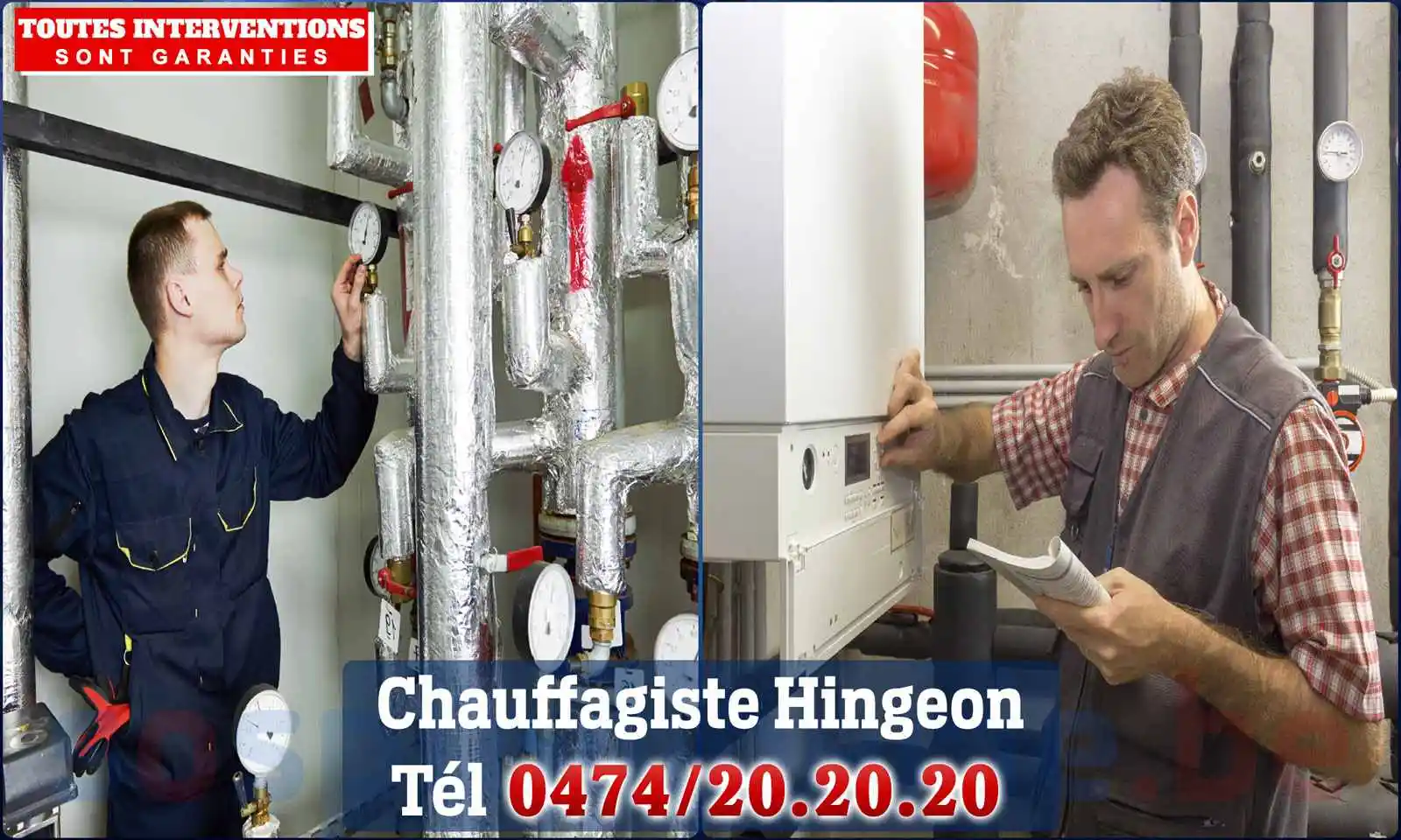 Chauffagiste agréé à Hingeon 5380