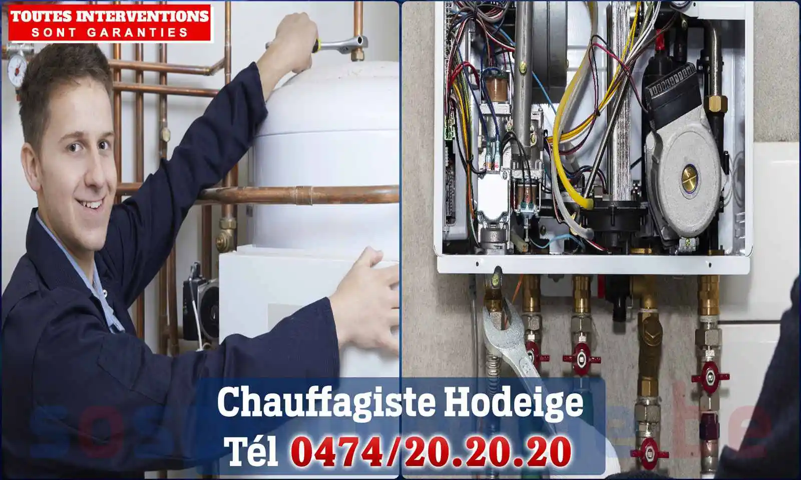 Chauffagiste agréé à Hodeige 4351