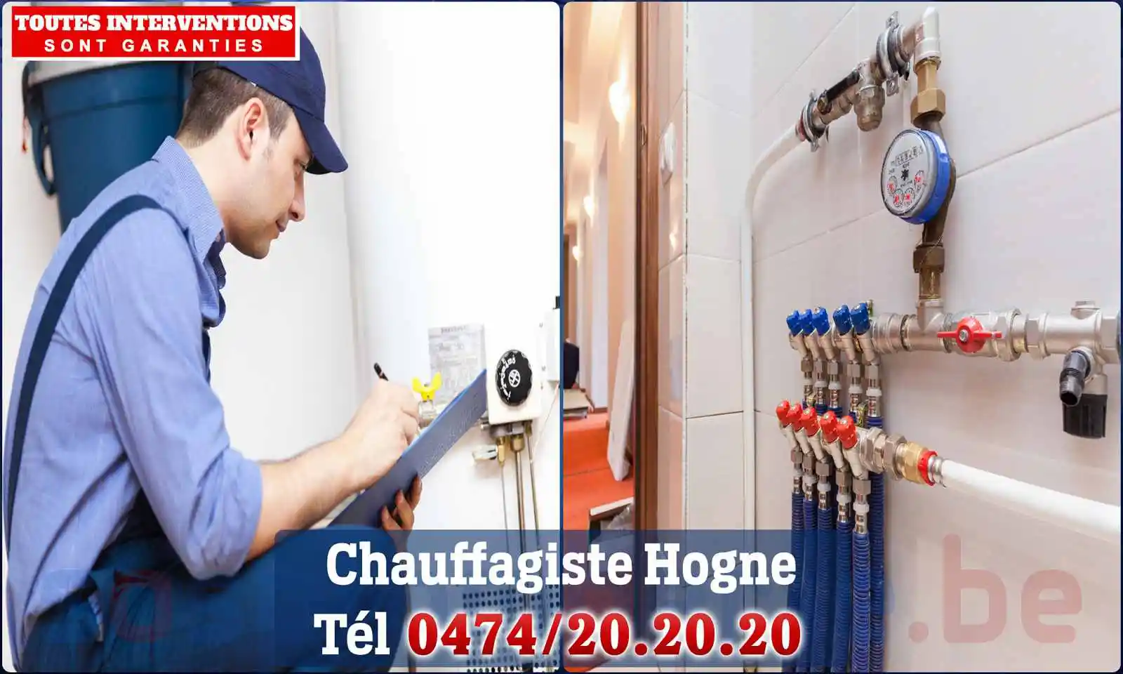 Chauffagiste agréé à Hogne 5377