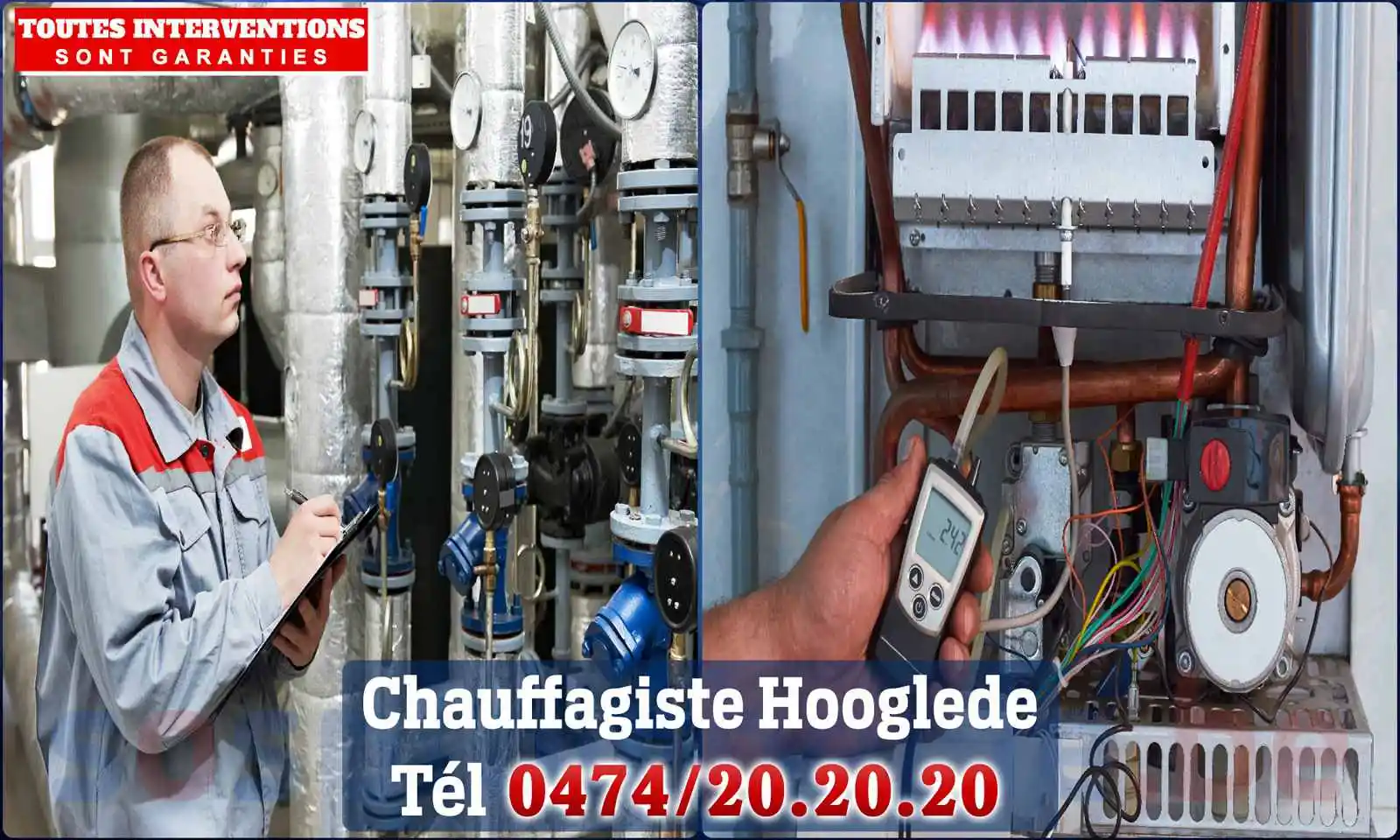 Chauffagiste agréé à Hooglede 8830