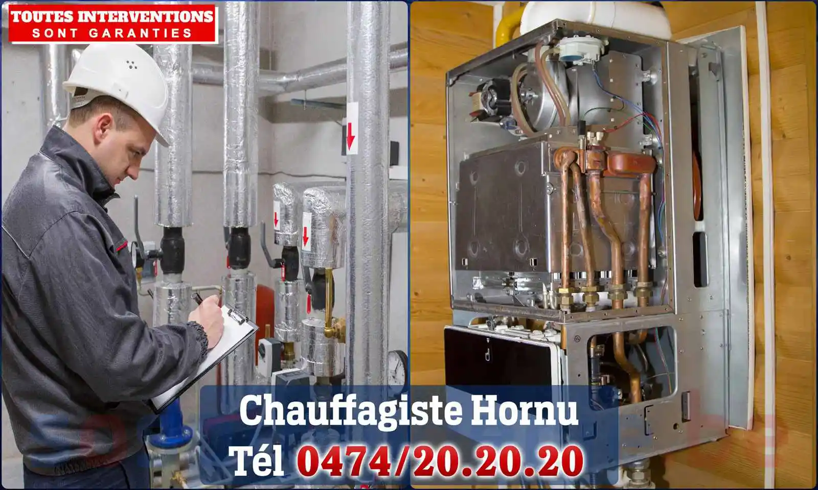 Chauffagiste agréé à Hornu 7301