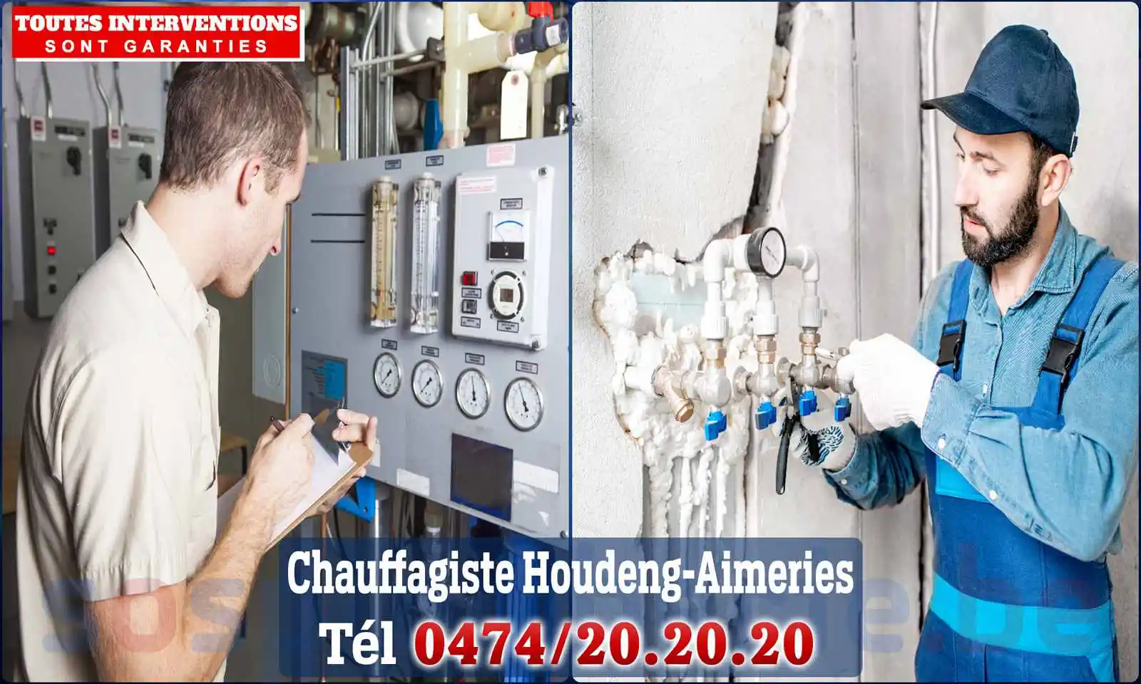 Chauffagiste agréé à Houdeng-Aimeries 7110
