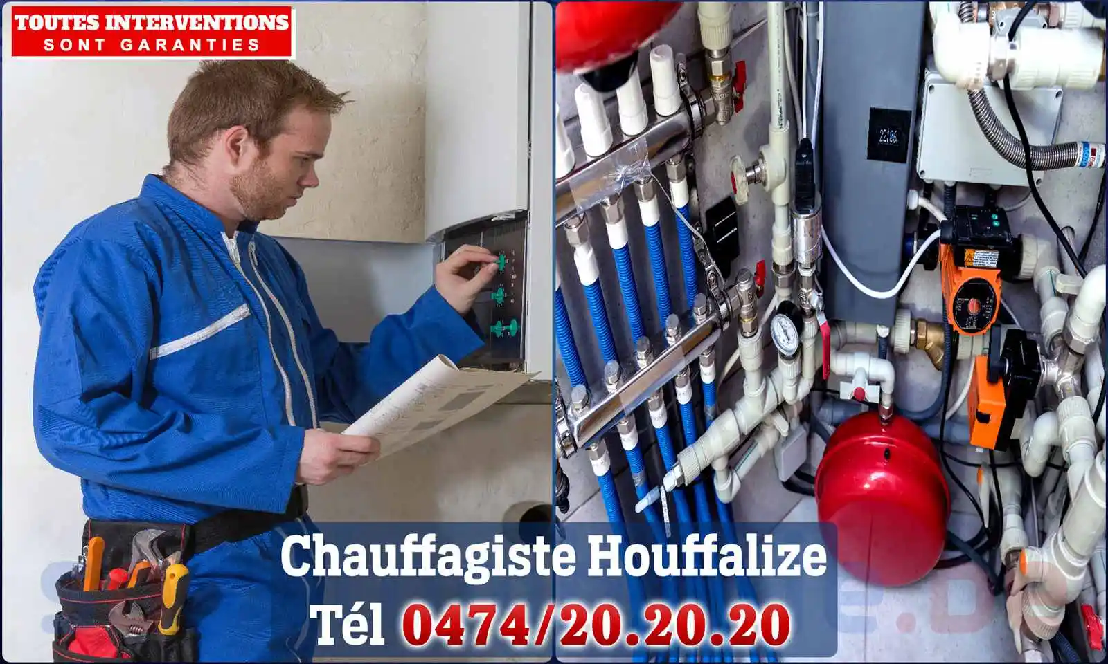 Chauffagiste agréé à Houffalize 6660