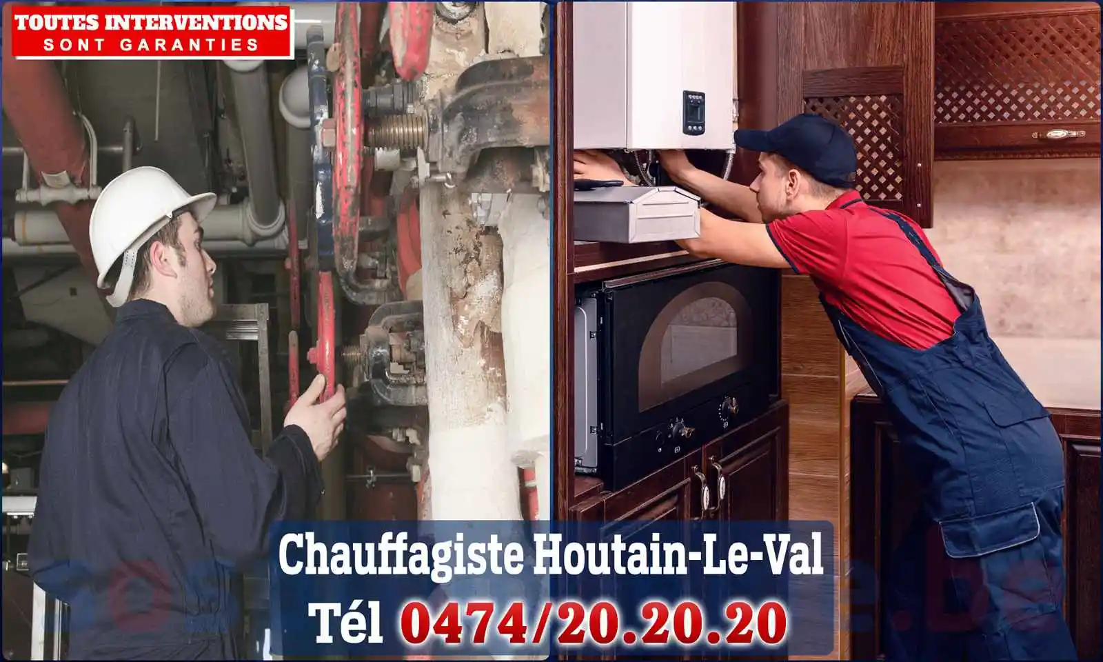Chauffagiste agréé à Houtain-le-Val 1476