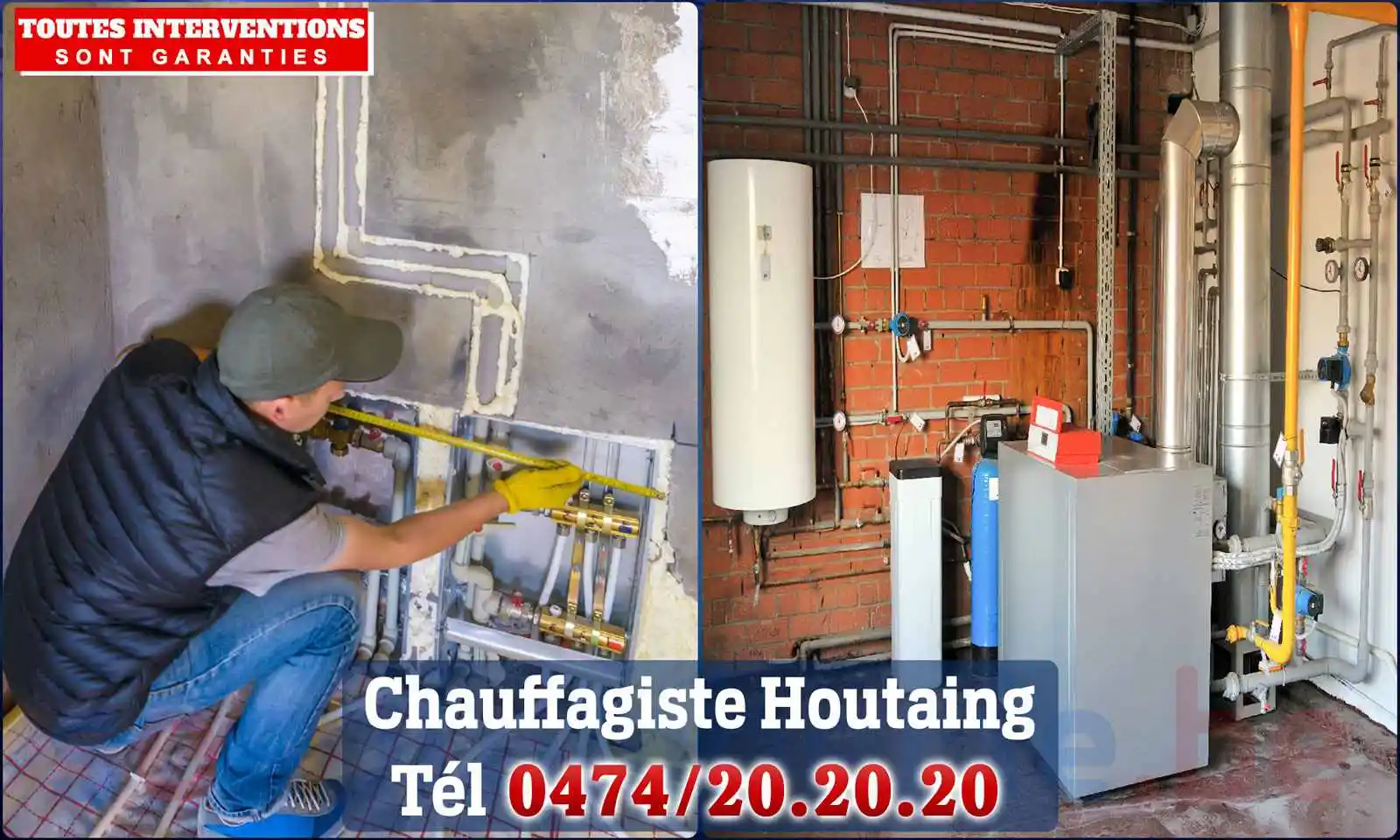 Chauffagiste agréé à Houtaing 7812