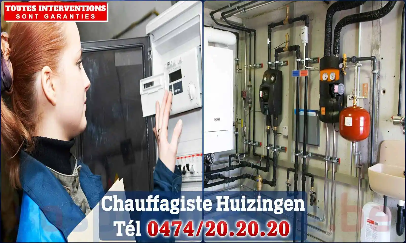 Chauffagiste agréé à Huizingen 1654