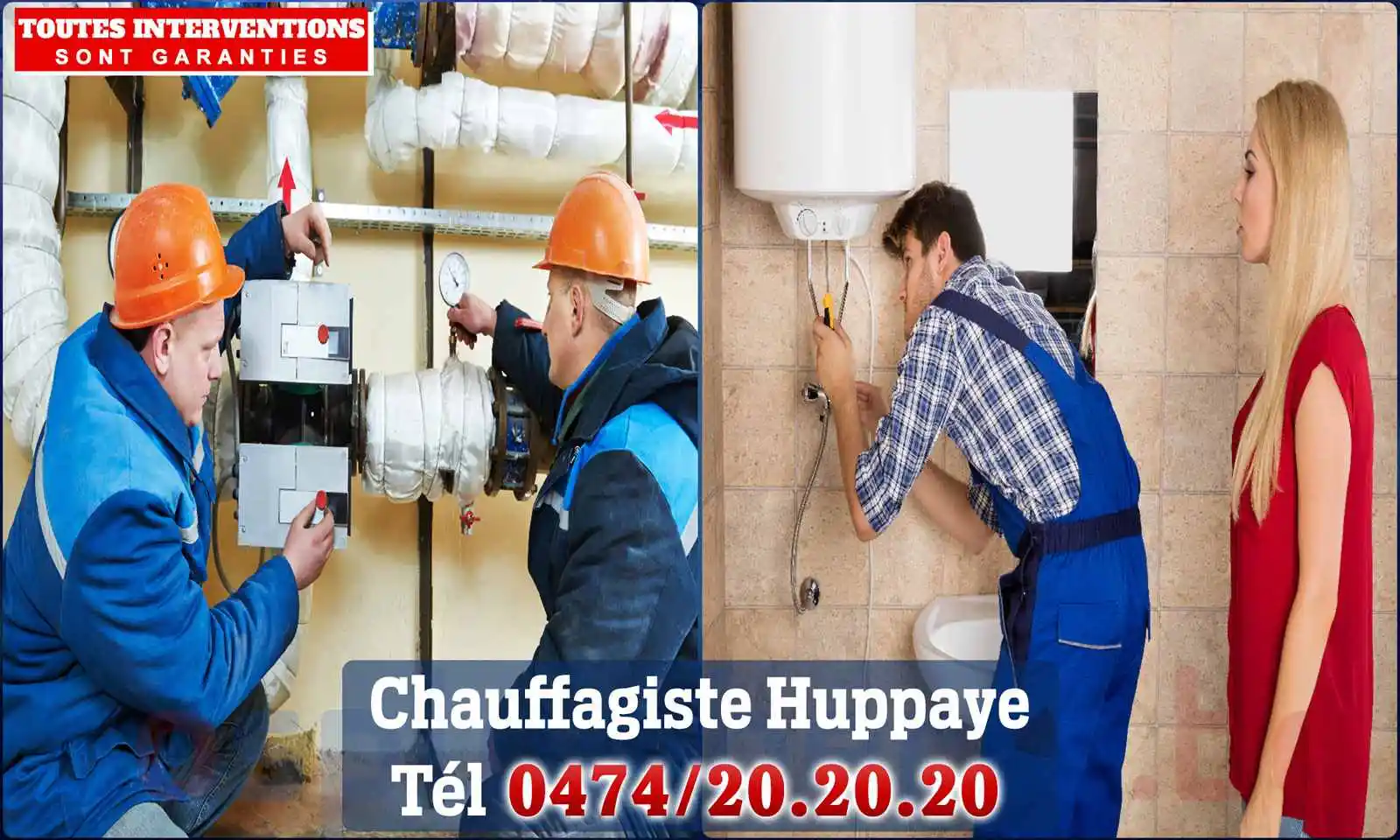 Chauffagiste agréé à Huppaye 1367