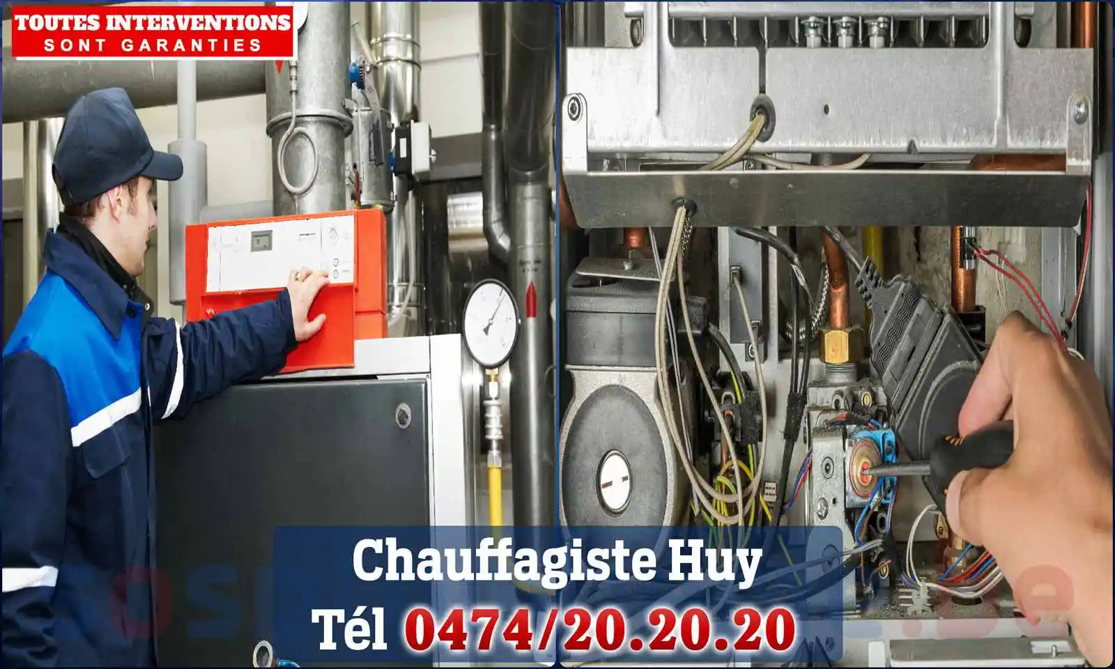 Chauffagiste agréé à Huy 4500