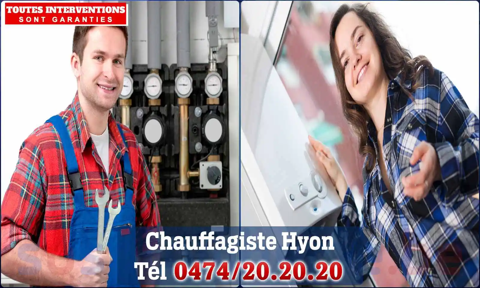 Chauffagiste agréé à Hyon 7022