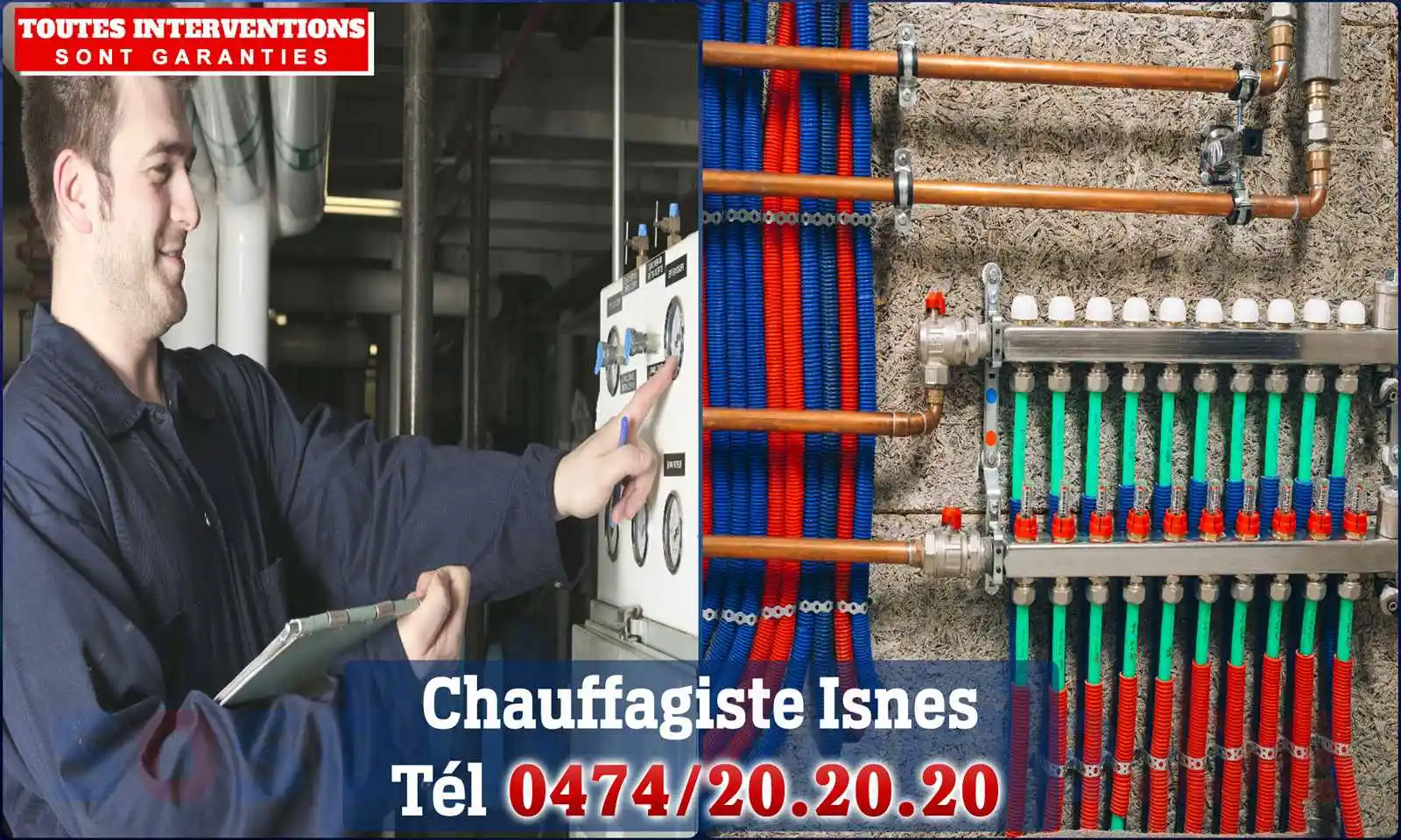 Chauffagiste agréé à Isnes 5032