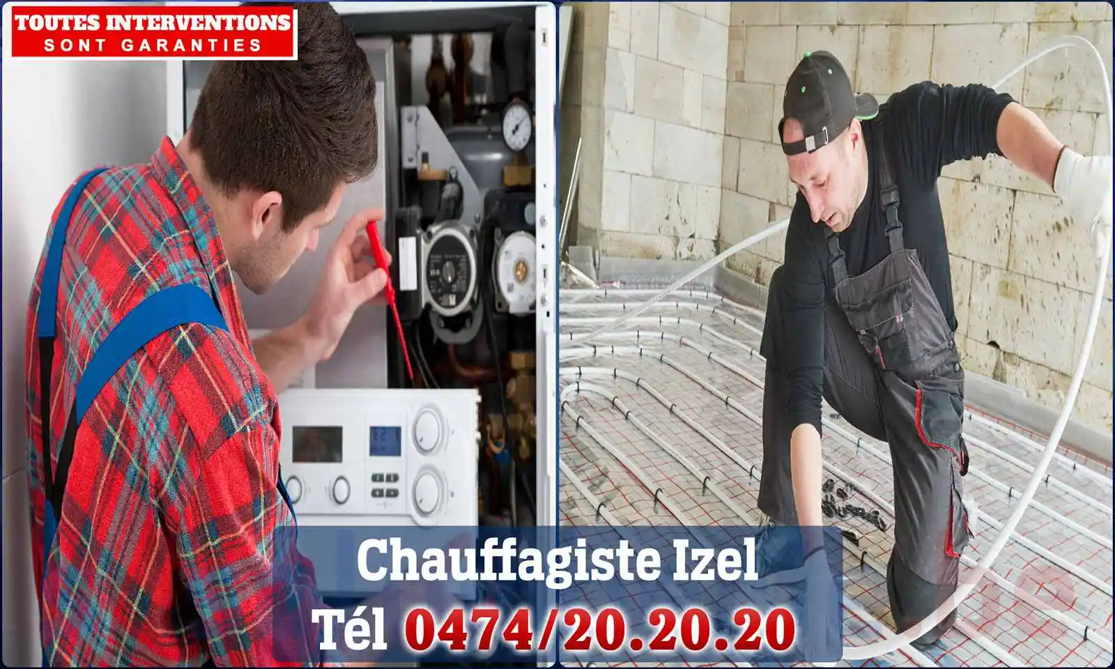 Chauffagiste agréé à Izel 6810