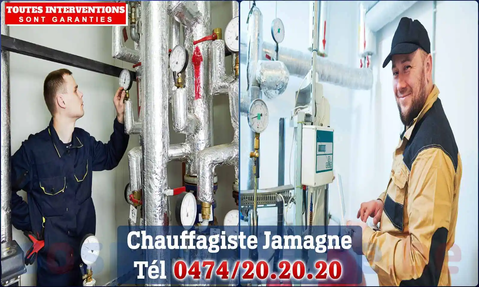 Chauffagiste agréé à Jamagne 5600