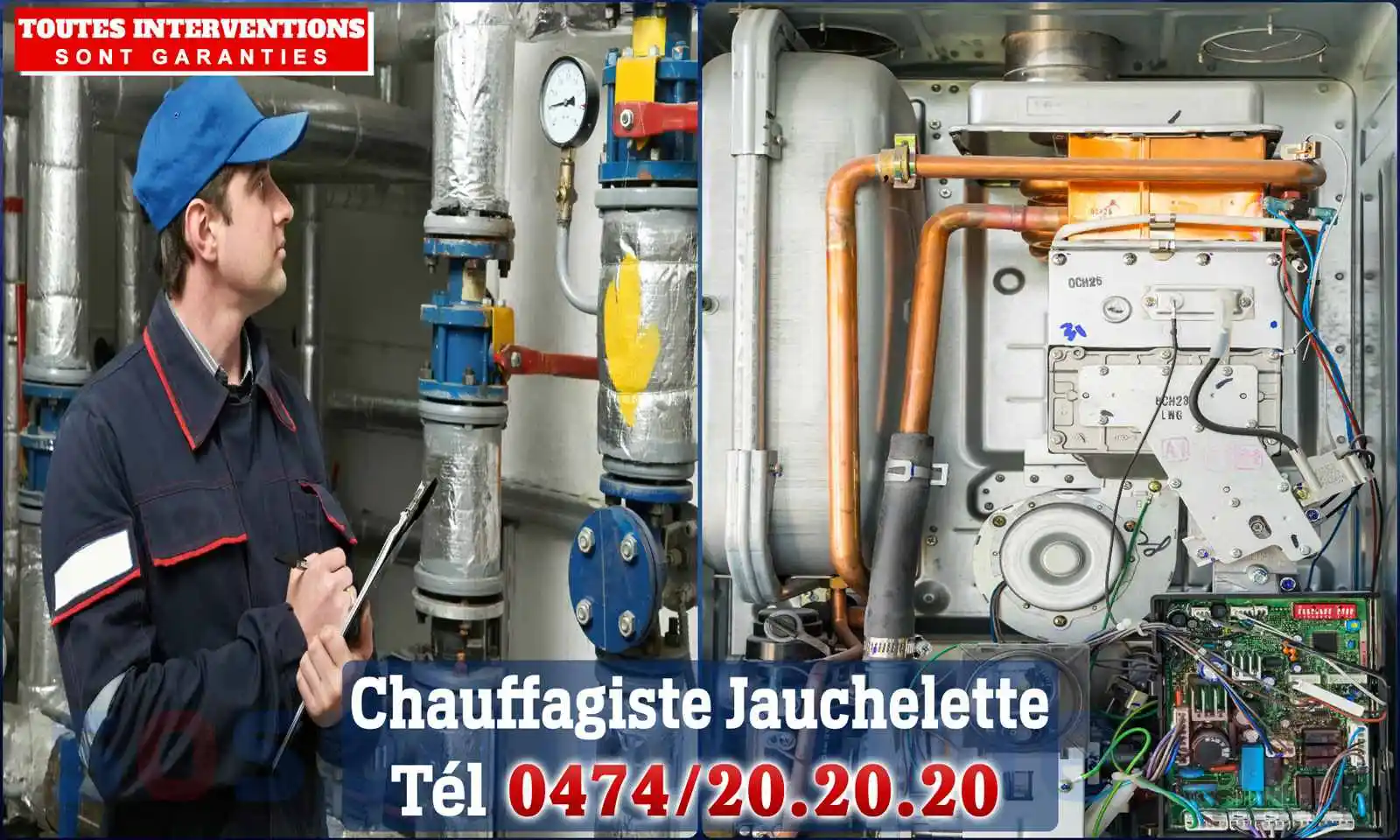 Chauffagiste agréé à Jauchelette 1370