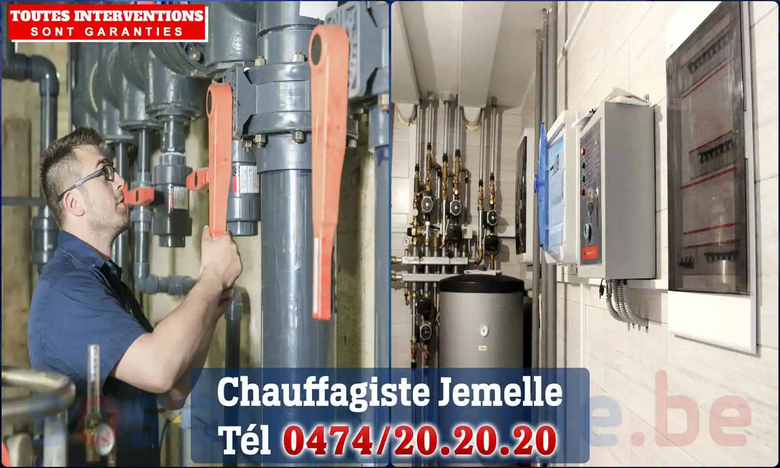 Chauffagiste agréé à Jemelle 5580