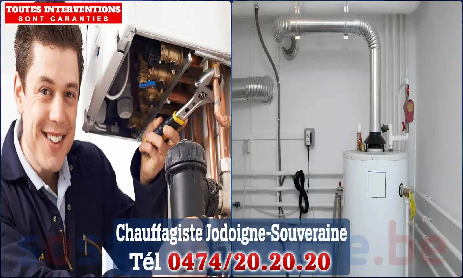 Chauffagiste agréé à Jodoigne-Souveraine 1370