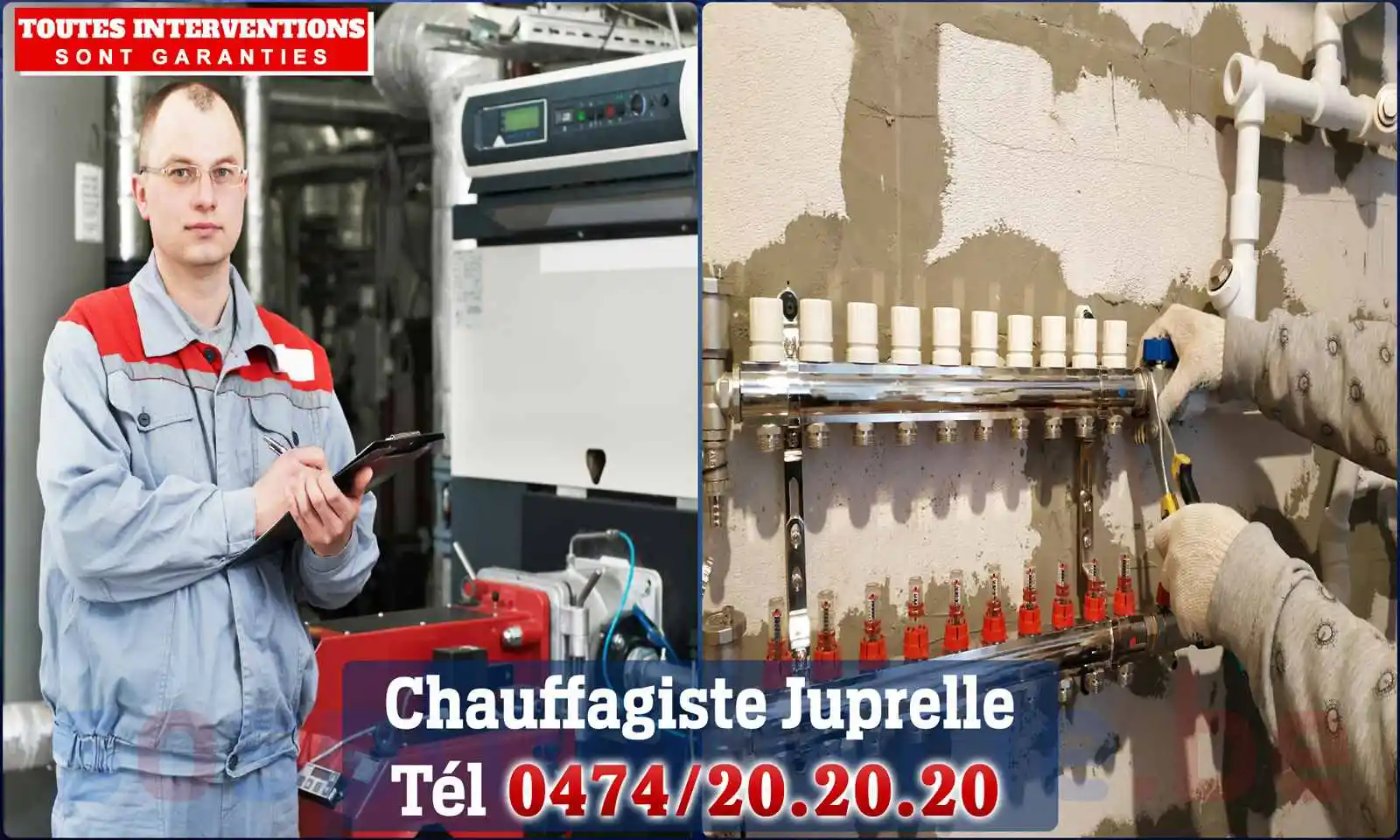 Chauffagiste agréé à Juprelle 4450