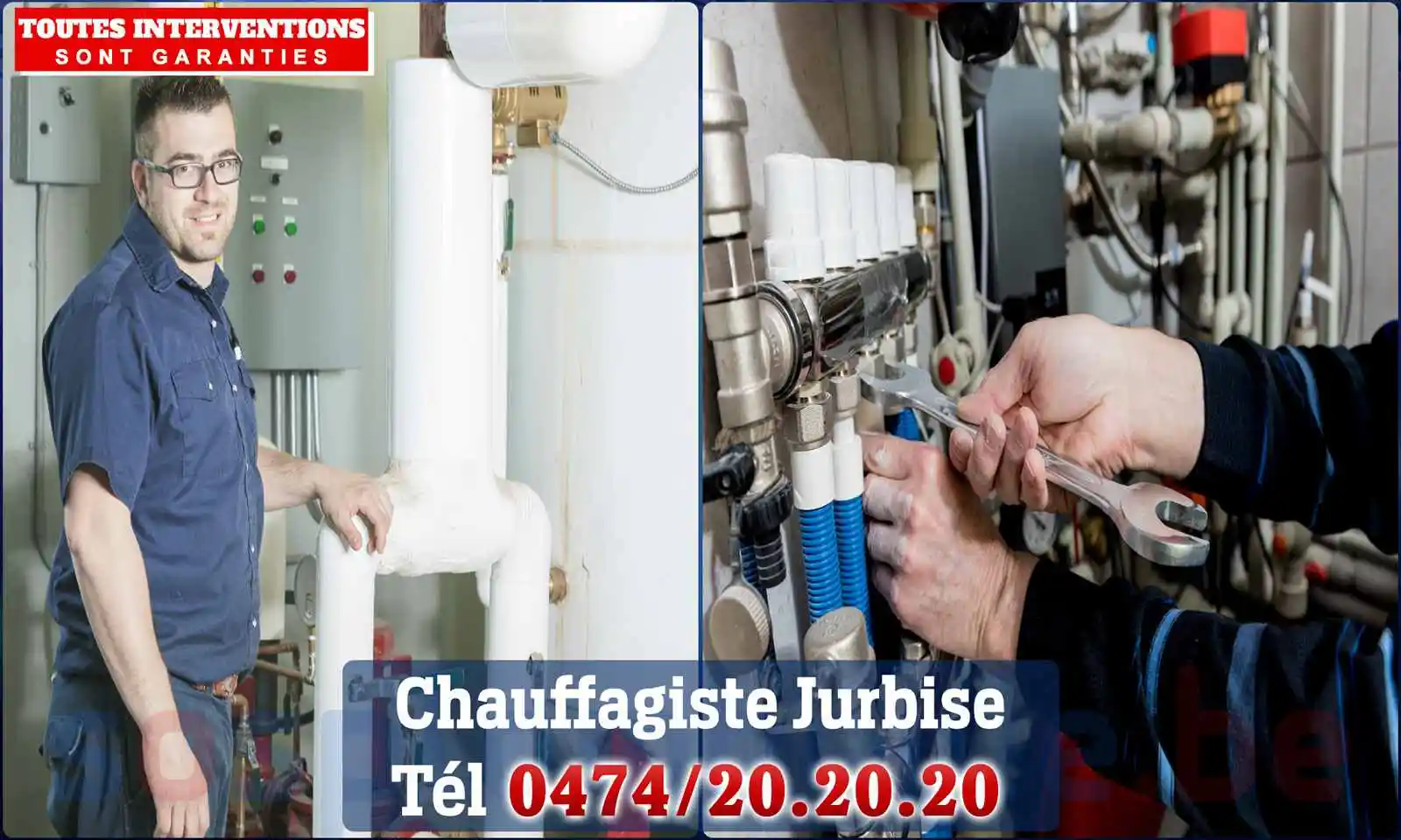 Chauffagiste agréé à Jurbise 7050