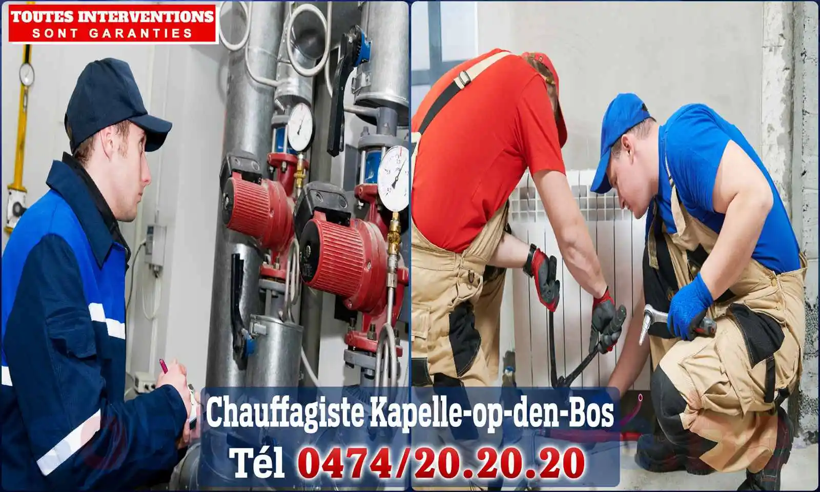 Chauffagiste agréé à Kapelle-op-den-Bos 1880