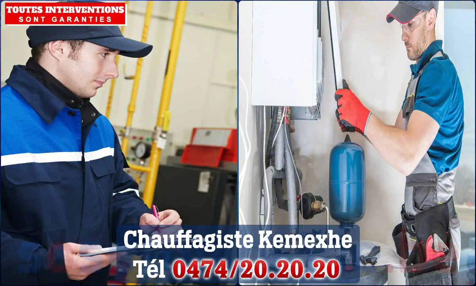 Chauffagiste agréé à Kemexhe 4367