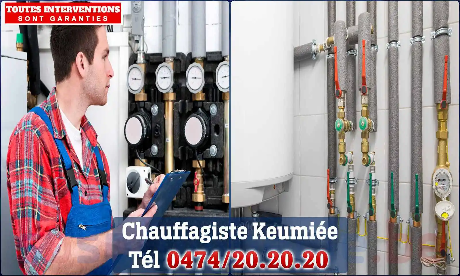 Chauffagiste agréé à Keumiée 5060