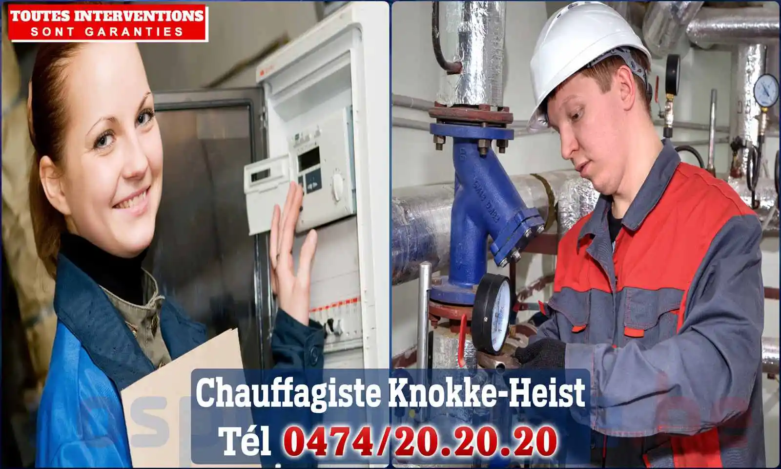 Chauffagiste agréé à Knokke-Heist 8300