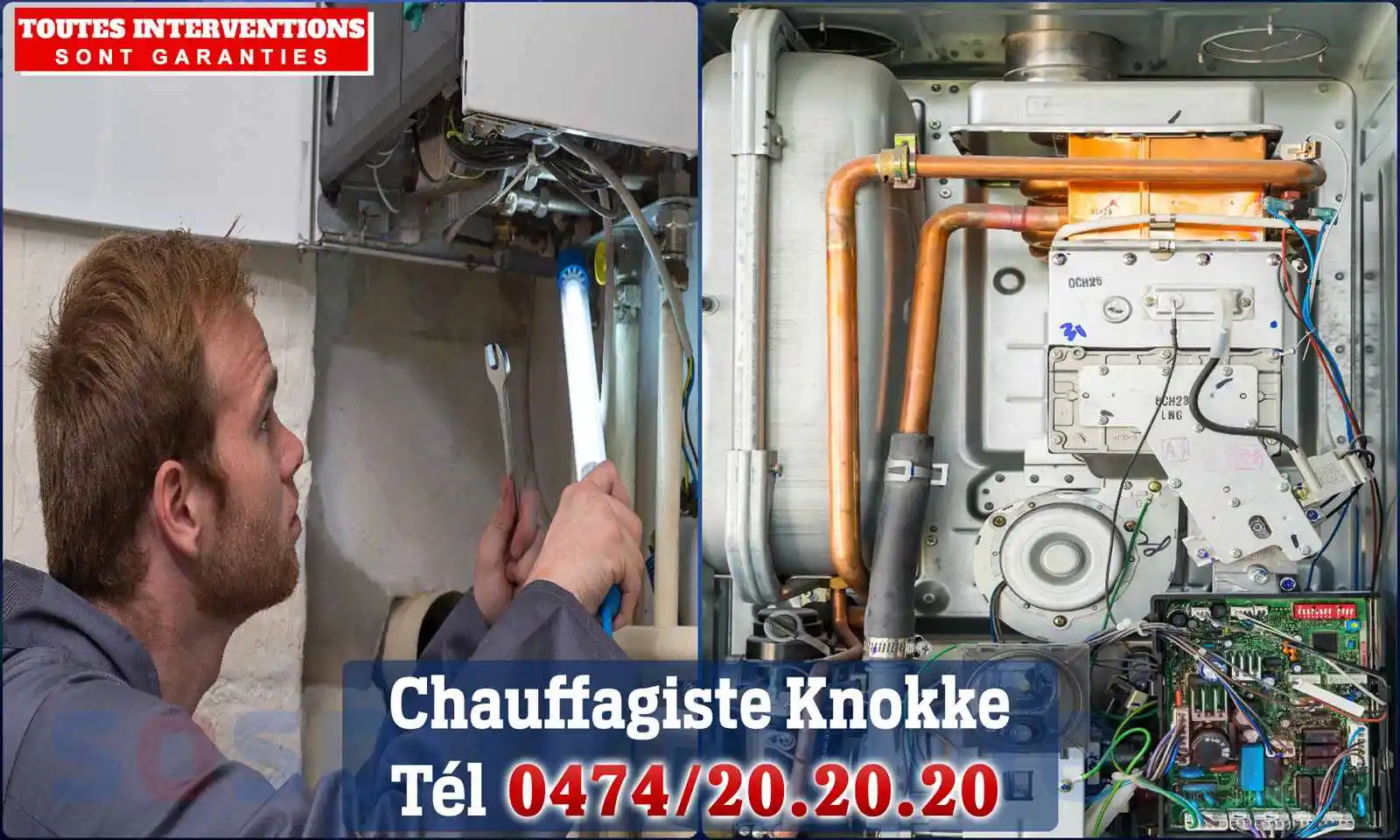 Chauffagiste agréé à Knokke 8300