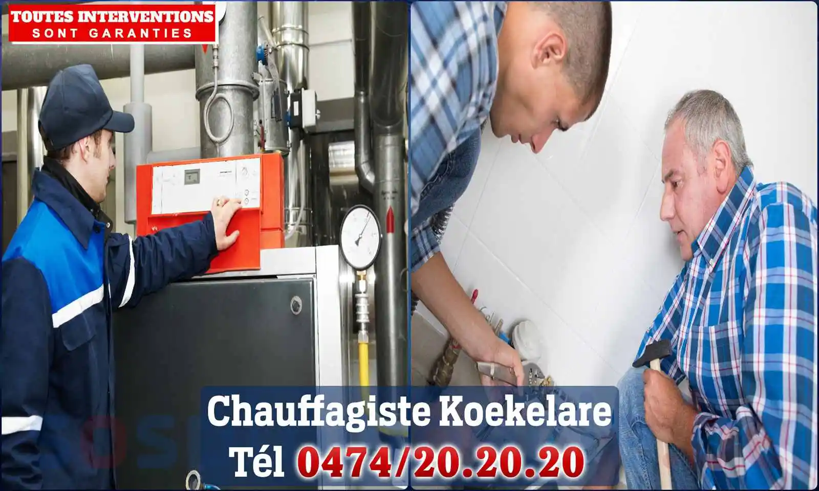 Chauffagiste agréé à Koekelare 8680