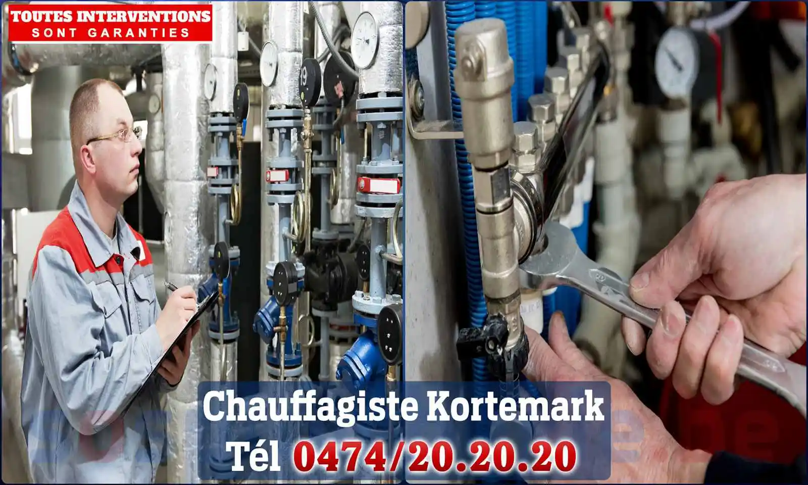 Chauffagiste agréé à Kortemark 8610