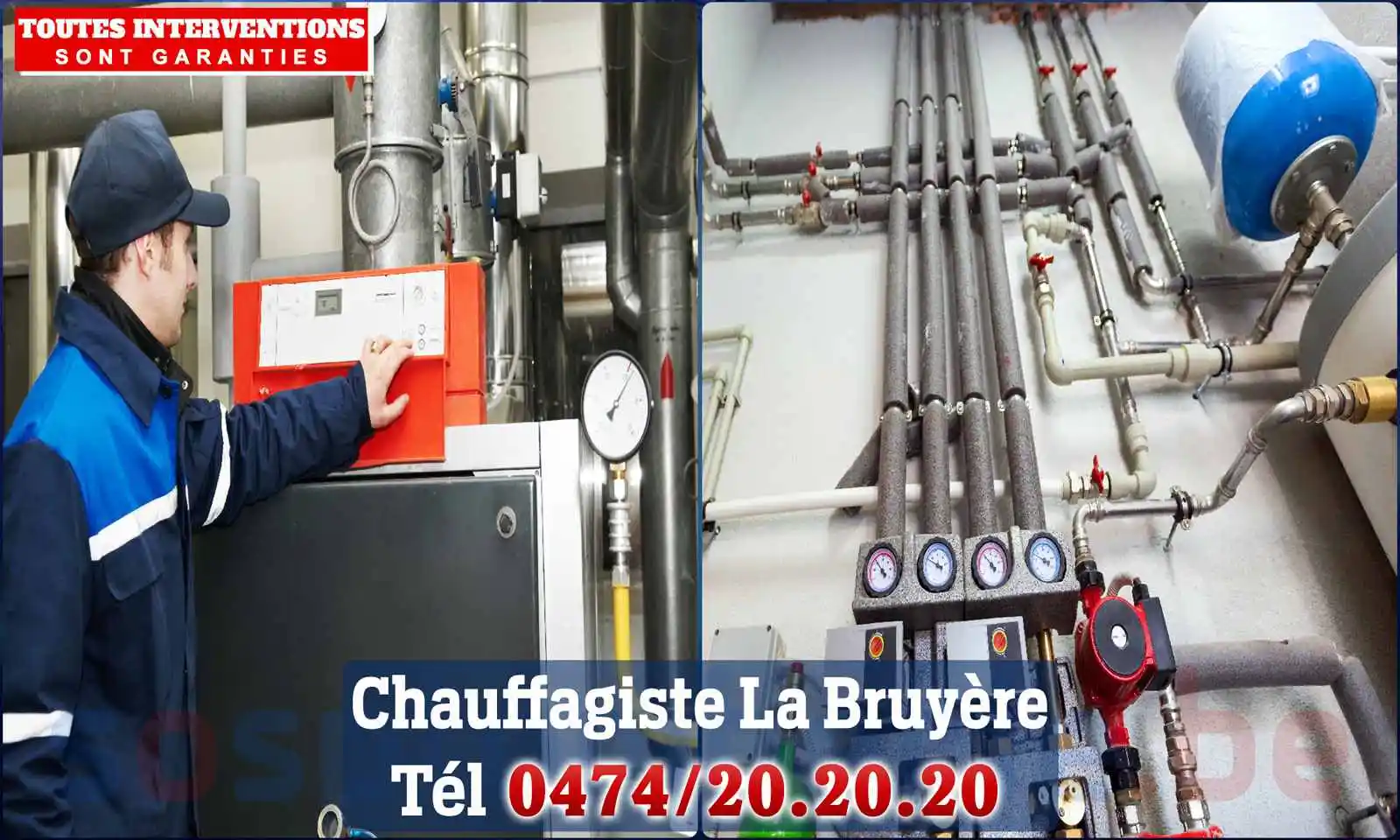 Chauffagiste agréé à La Bruyère 5080