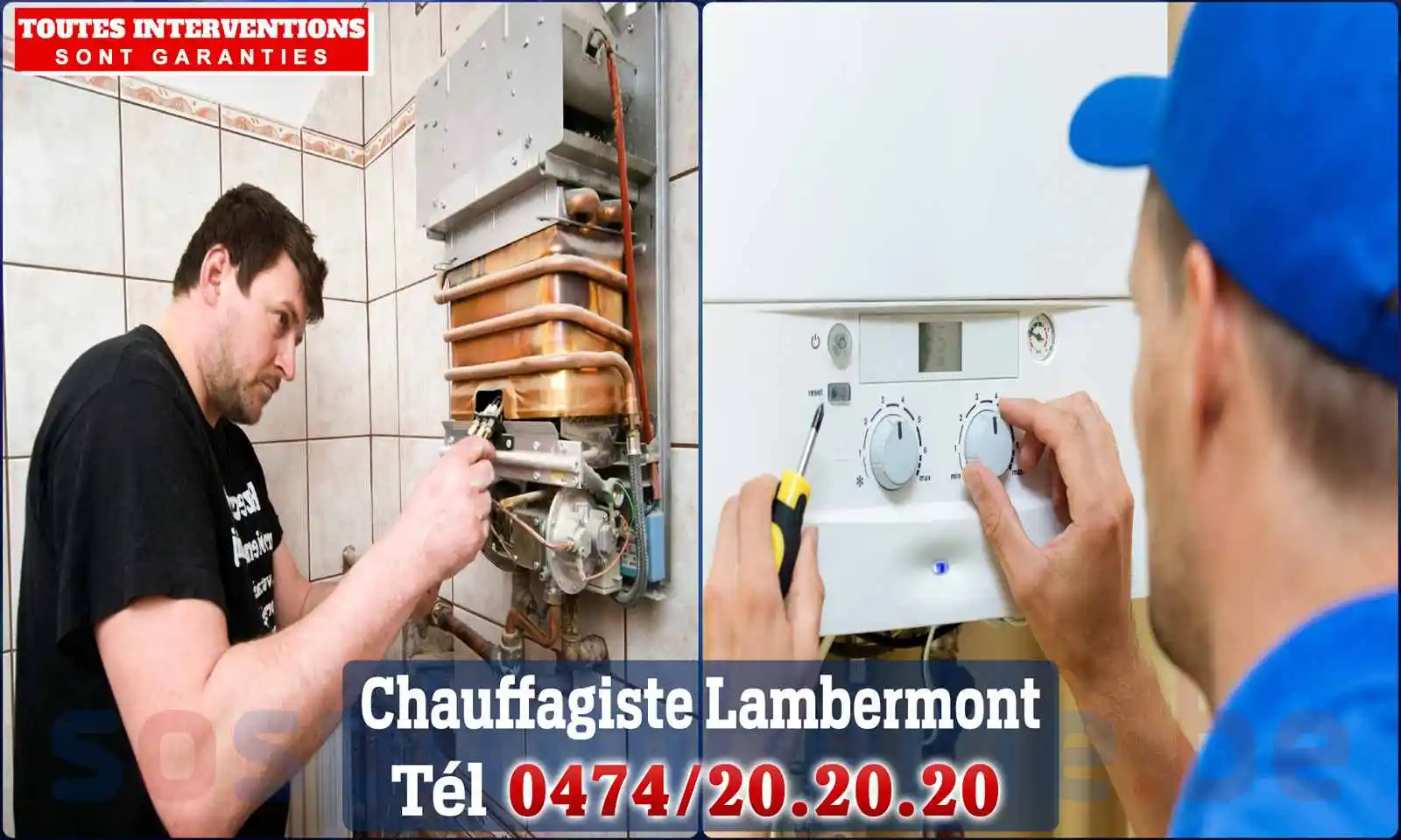 Chauffagiste agréé à Lambermont 4800