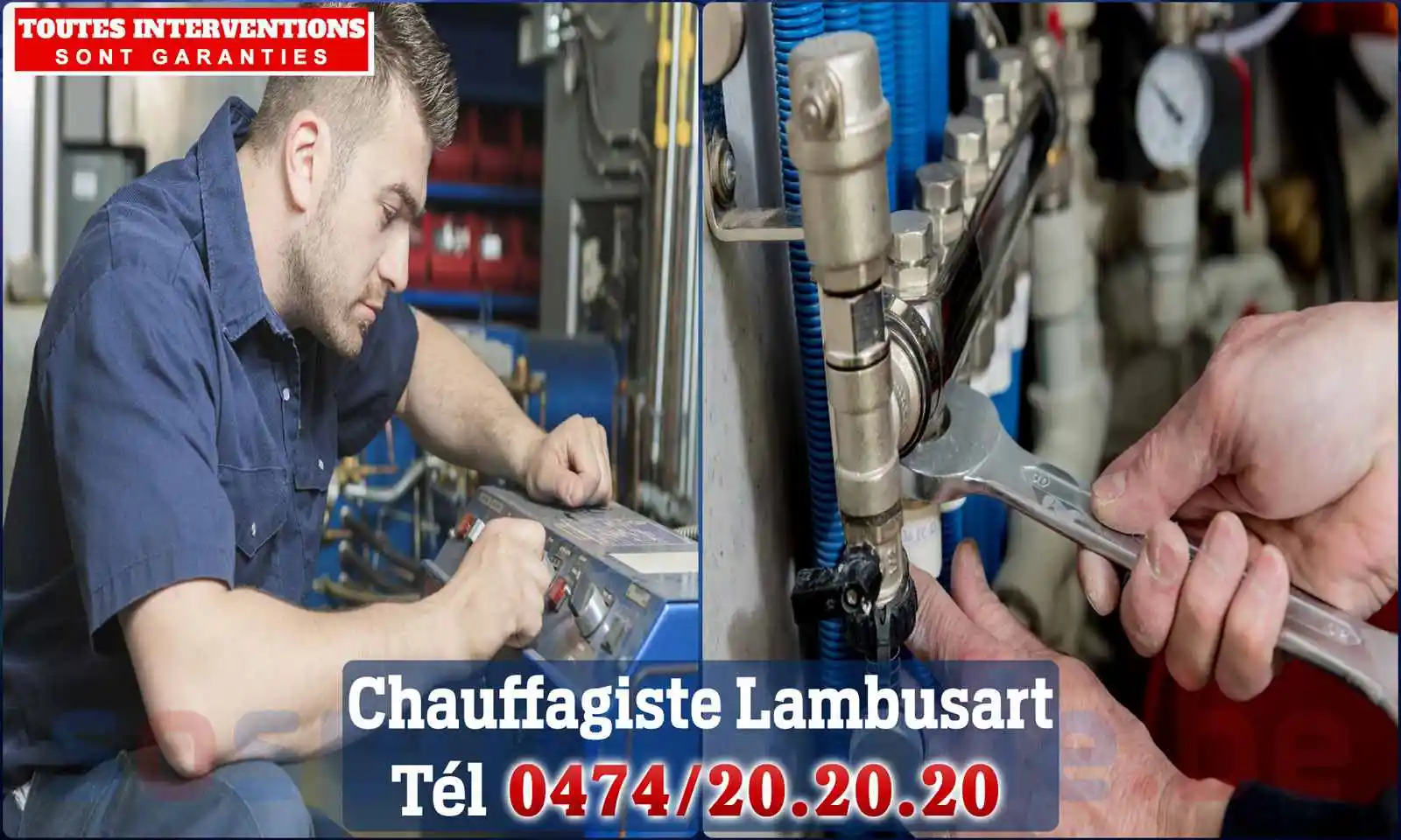 Chauffagiste agréé à Lambusart 6220