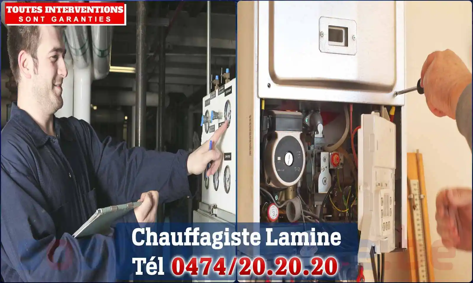 Chauffagiste agréé à Lamine 4350