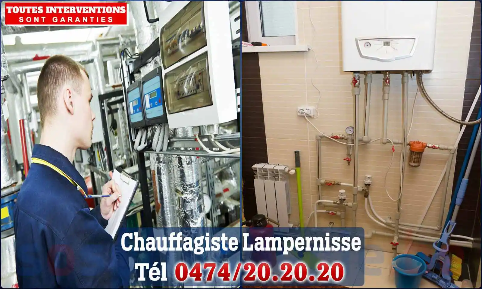 Chauffagiste agréé à Lampernisse 8600