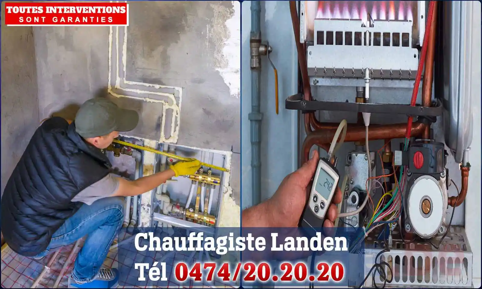 Chauffagiste agréé à Landen 3400