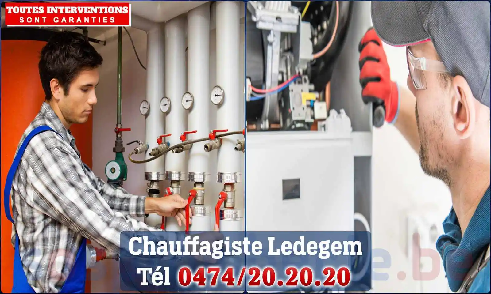 Chauffagiste agréé à Ledegem 8880