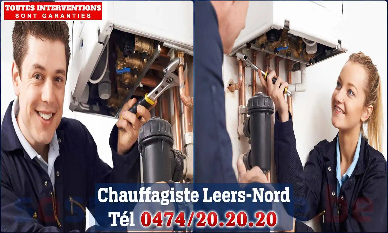 Chauffagiste agréé à Leers-Nord 7730