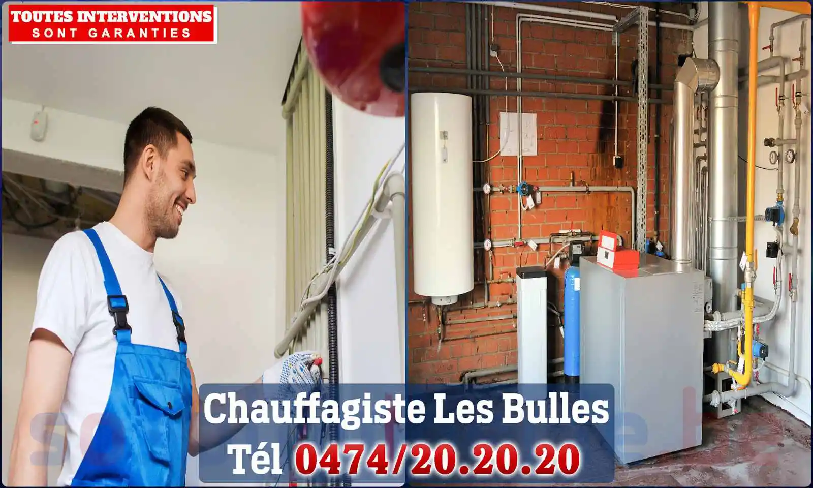 Chauffagiste agréé à Les Bulles 6811