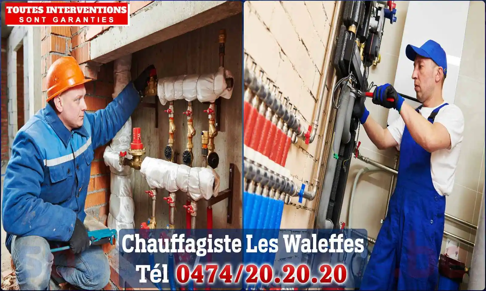 Chauffagiste agréé à Les Waleffes 4317